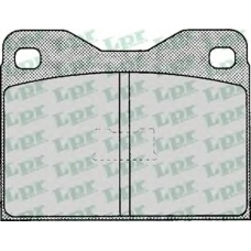 05P120 LPR Комплект тормозных колодок, дисковый тормоз