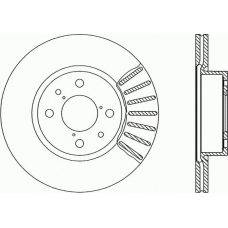 BDR1230.20 OPEN PARTS Тормозной диск