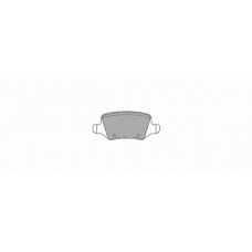 809 SIMER Комплект тормозных колодок, дисковый тормоз