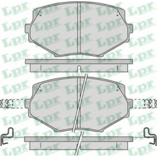 05P1043 LPR Комплект тормозных колодок, дисковый тормоз