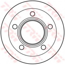 DF2009S TRW Тормозной диск