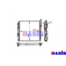 132420N AKS DASIS Радиатор, охлаждение двигателя