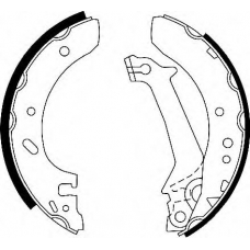 BS1132 QUINTON HAZELL Комплект тормозных колодок