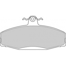 DBP390610 DURON Комплект тормозных колодок, дисковый тормоз