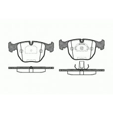 0596.00 REMSA Комплект тормозных колодок, дисковый тормоз