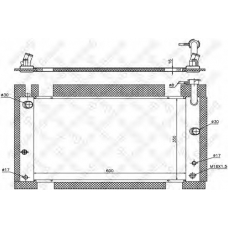 10-26333-SX STELLOX Радиатор, охлаждение двигателя