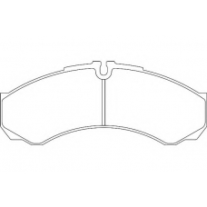 WBP29121B WAGNER LOCKHEED Комплект тормозных колодок, дисковый тормоз