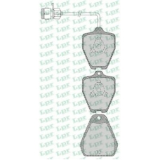 05P1118 LPR Комплект тормозных колодок, дисковый тормоз