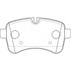 DBP294037 DURON Комплект тормозных колодок, дисковый тормоз