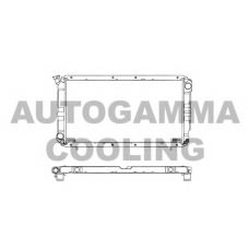 101446 AUTOGAMMA Радиатор, охлаждение двигателя