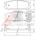 36721 ABS Комплект тормозных колодок, дисковый тормоз
