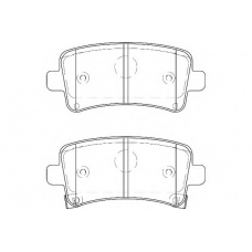 WBP24421A WAGNER LOCKHEED Комплект тормозных колодок, дисковый тормоз