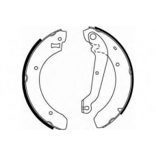 GS6208 TRW Комплект тормозных колодок