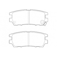 WBP21840A WAGNER LOCKHEED Комплект тормозных колодок, дисковый тормоз