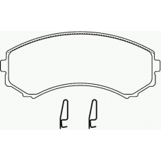 MDB1845 MINTEX Комплект тормозных колодок, дисковый тормоз