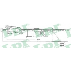 C0483B LPR Трос, стояночная тормозная система