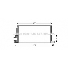JRA5043 AVA Конденсатор, кондиционер
