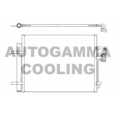 105308 AUTOGAMMA Конденсатор, кондиционер