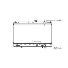 MT2030 AVA Радиатор, охлаждение двигателя