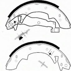 FSB76R FERODO Комплект тормозных колодок
