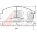 37354 ABS Комплект тормозных колодок, дисковый тормоз