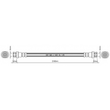 VBH471 MOTAQUIP Тормозной шланг