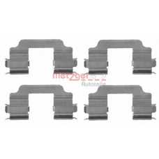109-1709 METZGER Комплектующие, колодки дискового тормоза