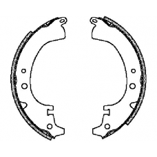 MFR98 MINTEX Комплект тормозных колодок
