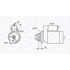 063521101380 MAGNETI MARELLI Стартер