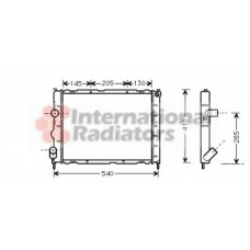 43002267 VAN WEZEL Радиатор, охлаждение двигателя