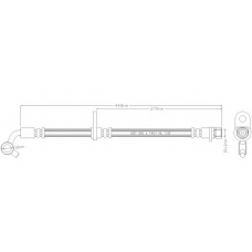 4758 REMKAFLEX Тормозной шланг
