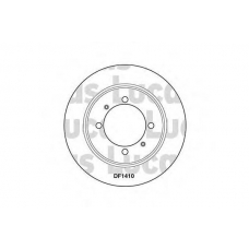 DF1410 TRW Тормозной диск
