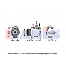 852597N AKS DASIS Компрессор, кондиционер