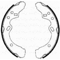 153-204 CIFAM Комплект тормозных колодок