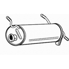 70070 WALKER Глушитель выхлопных газов конечный