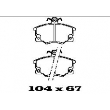 BL1151A4 FTE Комплект тормозных колодок, дисковый тормоз BL1151A4 FTE Комплект тормозных колодок, дисковый тормоз
