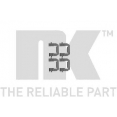 79361776 NK Комплектующие, колодки дискового тормоза