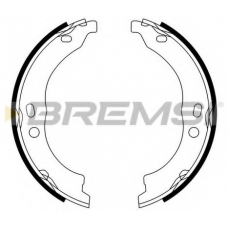 GF0188 BREMSI Комплект тормозных колодок, стояночная тормозная с