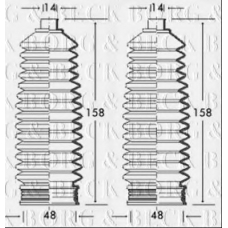 BSG3213 BORG & BECK Пыльник, рулевое управление