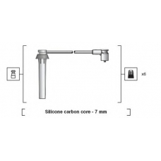 941318111133 MAGNETI MARELLI Комплект проводов зажигания