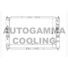 104321 AUTOGAMMA Радиатор, охлаждение двигателя