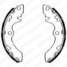 LS1465 DELPHI Комплект тормозных колодок