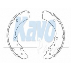 BS-3914 KAVO PARTS Комплект тормозных колодок