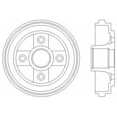 61240 PAGID Тормозной барабан