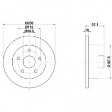 MDC911 DON Тормозной диск