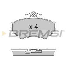 BP2730 BREMSI Комплект тормозных колодок, дисковый тормоз