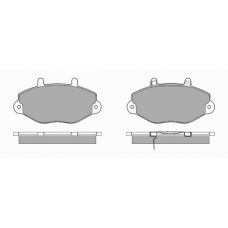 514.1 SIMER Комплект тормозных колодок, дисковый тормоз