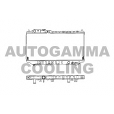 101450 AUTOGAMMA Радиатор, охлаждение двигателя