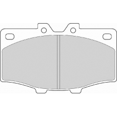 FD882A NECTO Комплект тормозных колодок, дисковый тормоз