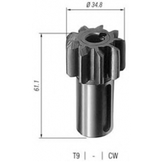 940113020052 MAGNETI MARELLI Ведущая шестерня, стартер